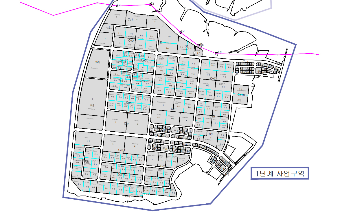 1단계 분양지도