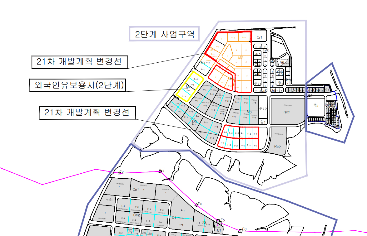 2단계 분양지도